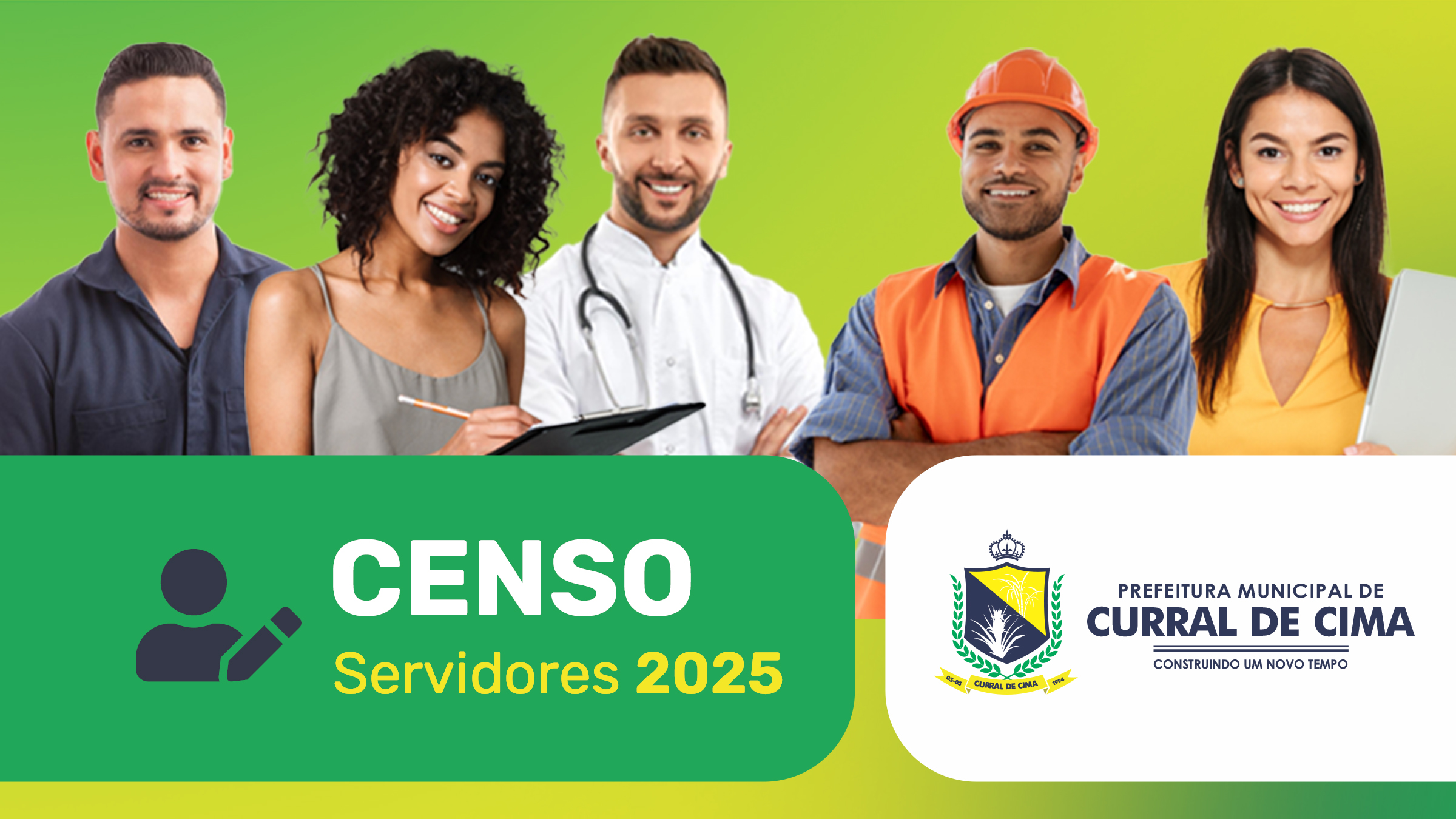 Prefeitura de Curral de Cima realizará censo para atualizar cadastro de servidores